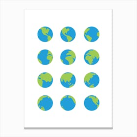 Earth Rotation – Art Print Canvas Print