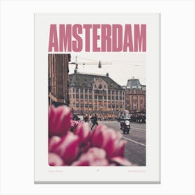 Amsterdam Travel Poster - Gallery Wall Art Print Canvas Print