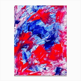 Hand made abstract painting Canvas Print