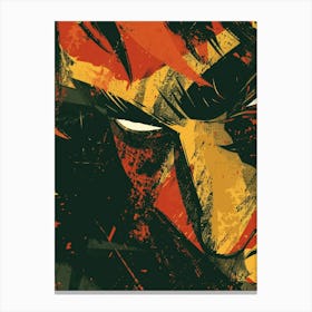 Face Of A Villain Canvas Print