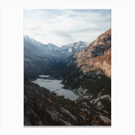 Mountain Lake Scenery Canvas Print