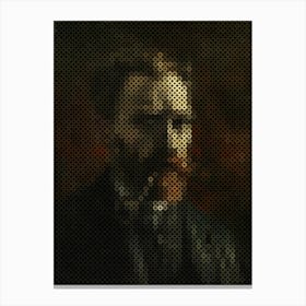 Vincent Van Gogh – Self Portrait With Pipe Canvas Print