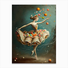 Candy Ballerina 1 Canvas Print