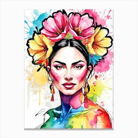 Frida Kahlo 30 Canvas Print