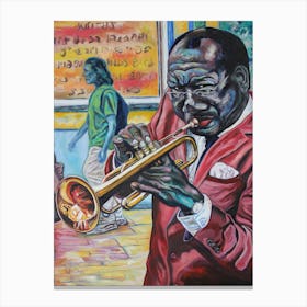 Saxofonista 2 Canvas Print