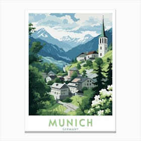 Munich Old Town Canvas Print