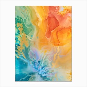 Abstract Watercolor Painting 2 Canvas Print