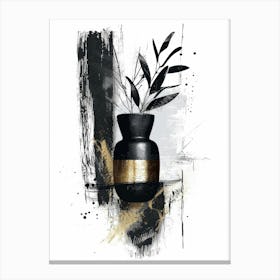 Gold Vase 1 Canvas Print