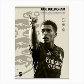 Jude Bellingham 5 Canvas Print