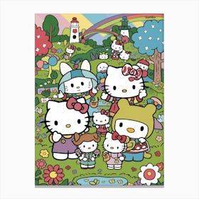 Hello Kitty 4 Canvas Print