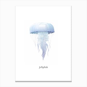 Jellyfish Kids Animal Poster Canvas Print