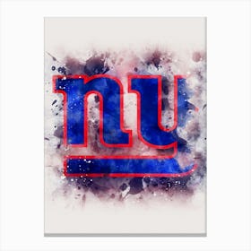 New York Giants Painting Canvas Print