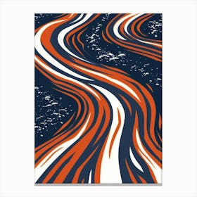 Wave Pattern Canvas Print