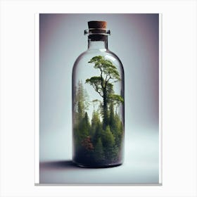 Forest In The Bottle Canvas Print