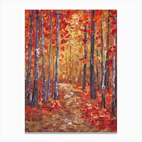 Autumn In The Woods 3 Canvas Print