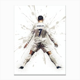 Cristiano Ronaldo Real Madrid 1 Canvas Print