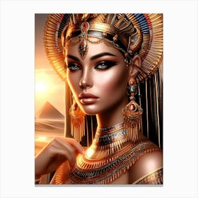 Cleopatra Portrait Artwork 224 Canvas Print