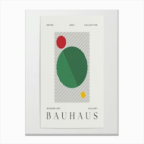 Bauhaus geometric Poster Canvas Print