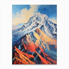 Mount Mckinley Denali Usa 4 Mountain Painting Canvas Print