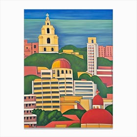 Cityscape Of Guatemala Canvas Print