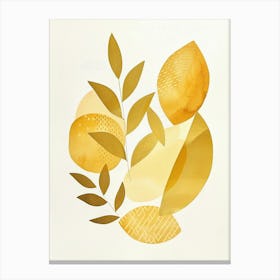 Yellow Leaves Canvas Print