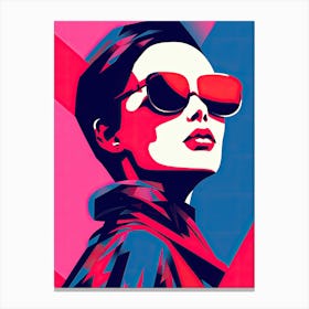 American Woman's Pop Art Stories Canvas Print