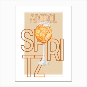 Aperol Spiritz Canvas Print