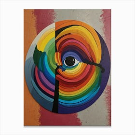 Eye Of The Rainbow Canvas Print