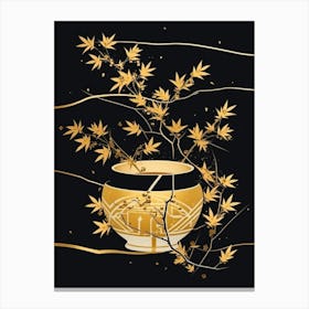 Kintsugi Golden Repair Japanese Style 10 Canvas Print