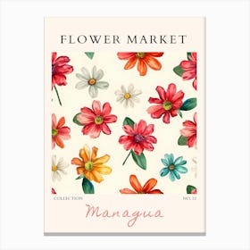 Flower Market 81 Canvas Print