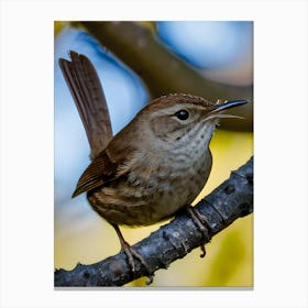 House Wren -Reimagined 12 Canvas Print