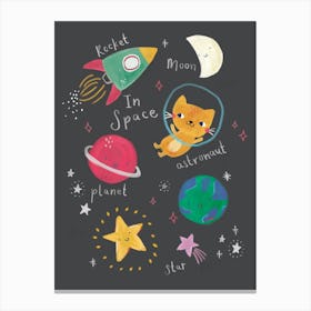 In Space Canvas Print