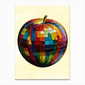 Apple Mosaic Canvas Print