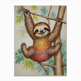 Sloth 41 Canvas Print