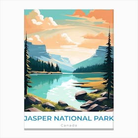 Canada Jasper National Park Travel Canvas Print