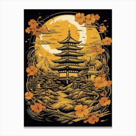 Japanese Pagoda 23 Canvas Print