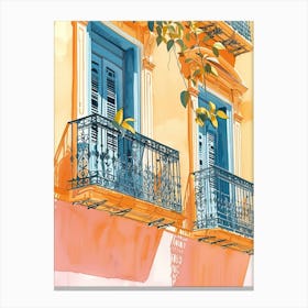Malaga Europe Travel Architecture 4 Canvas Print
