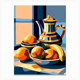 Still Life With Oranges Canvas Print