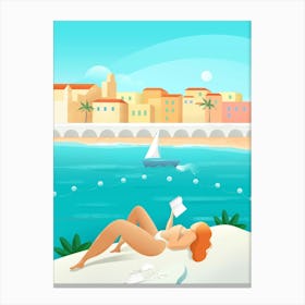 Cote d'Azur Canvas Print