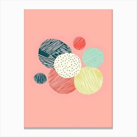 Abstract Circles Canvas Print