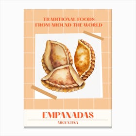 Empanadas Argentina 1 Foods Of The World Canvas Print