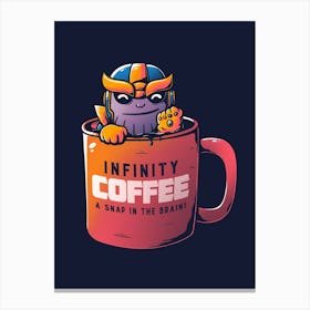 Infinity Coffee Canvas Print