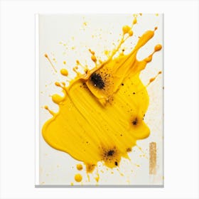 Yellow Splash Canvas Print