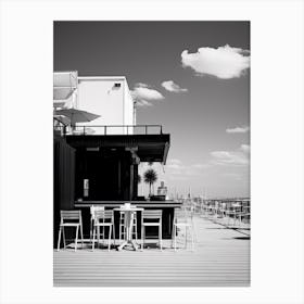 Cannes, France, Photography In Black And White 2 Canvas Print