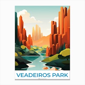 Brazil Veadeiros Park Travel Canvas Print