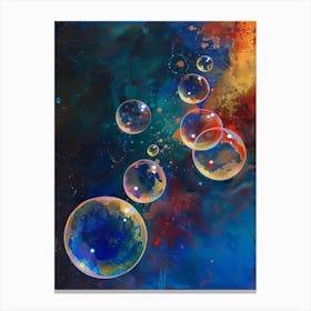 Bubbles 20 Canvas Print