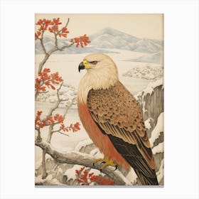Bird Illustration Eagle 3 Canvas Print