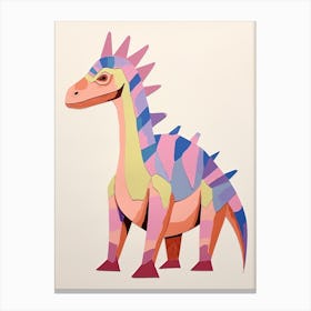 Nursery Dinosaur Art Avaceratops 3 Canvas Print