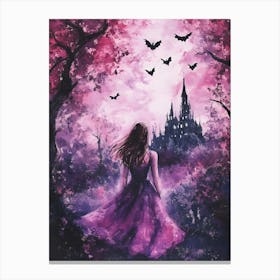 Spooky Castle Canvas Print