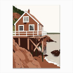 House On The Beach 7 Canvas Print